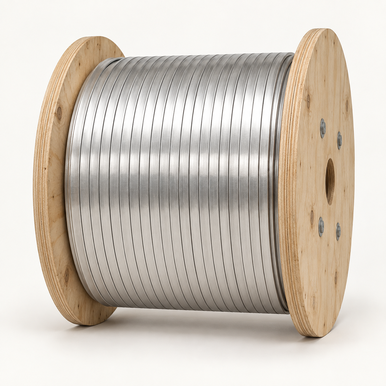 Bare Flat Aluminium Wire product image